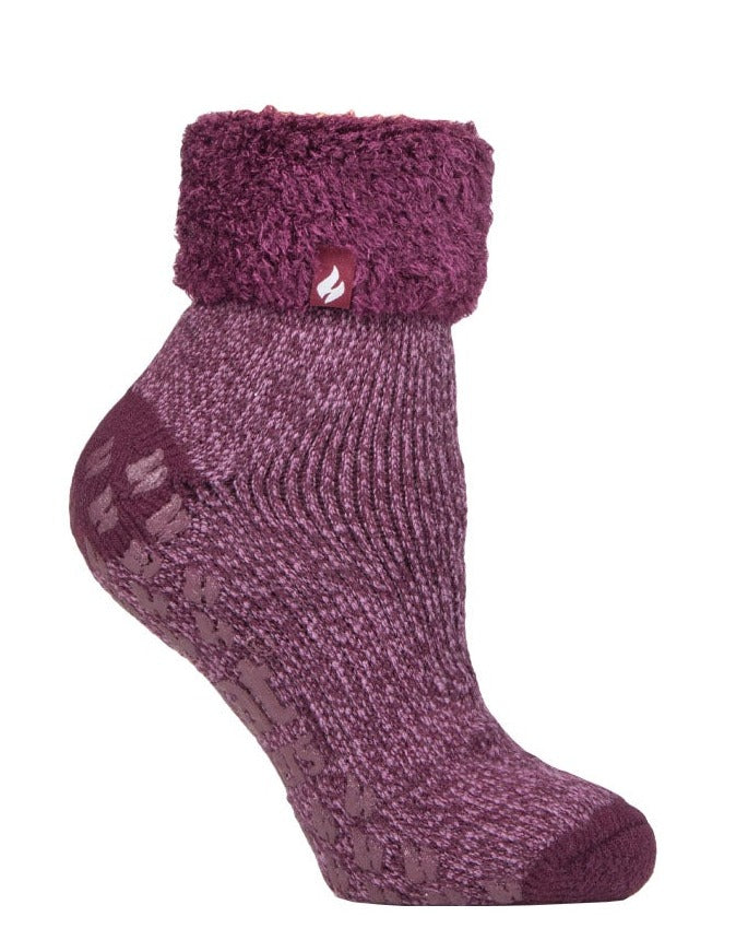 HEAT HOLDERS Thermal Lounge Slipper Socks-Womens