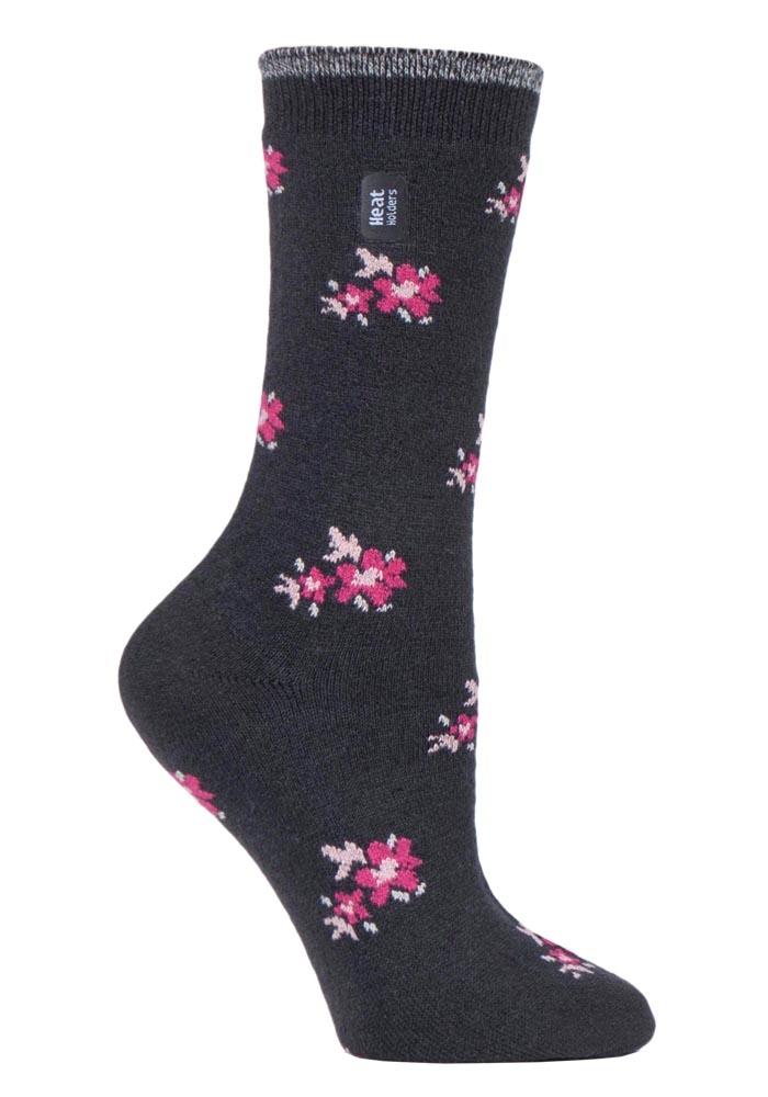 HEAT HOLDERS Ultra Lite - 4 paia di calzini termici da donna, confezione multipla, ultra sottili, calzini caldi per calzini invernali, Marina HEAT HOLDERS Ultra Lite - 4 paia di calzini termici da donna, confezione multipla, ultra sottili, calzini caldi per calzini invernali, Marina