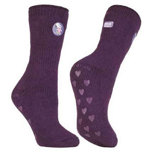 HEAT HOLDERS Licensed Peanuts Slipper Socks - Womens 4/8