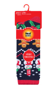 HEAT HOLDERS Lite Christmas Socks Festive-Mens 6-11