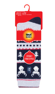 HEAT HOLDERS Lite Christmas Socks Stag 6-11