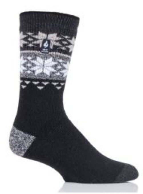 HEAT HOLDERS Lite Twist Patterned Thermal Sock - Men's