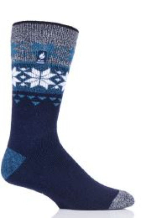 HEAT HOLDERS Lite Twist Patterned Thermal Sock - Men's