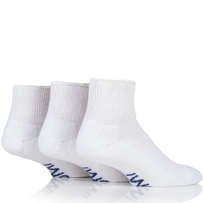 IOMI FOOTNURSE 3Pk Diabetic Cushion Foot Ankle Socks