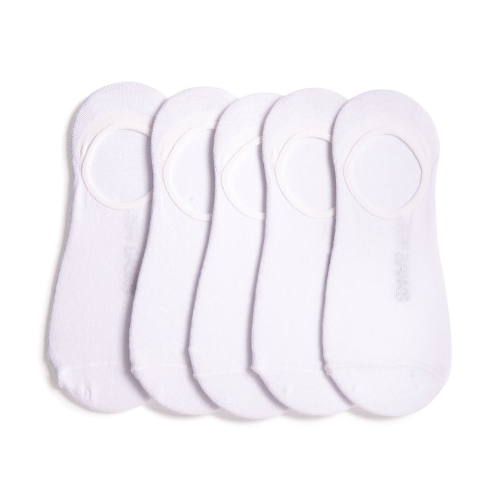 JEFF BANKS 5Pk Cotton Liner Socks- Mens 7-11