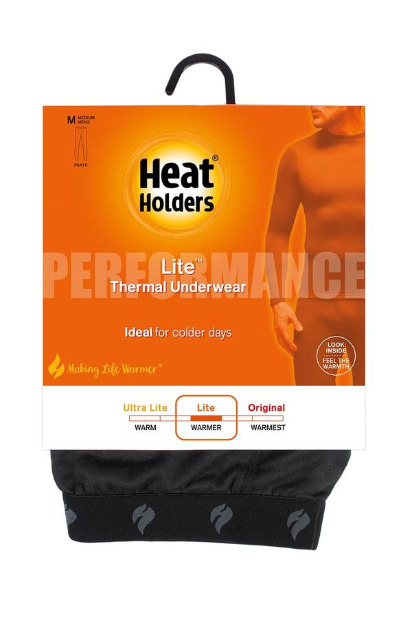 HEAT HOLDERS LITE™ Black Base Layer Bottoms -Mens