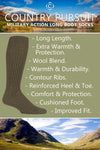 Load image into Gallery viewer, SOCK SHOP COUNTRY PURSUIT Military Long Wool Boot Socks- Mens 7-11
