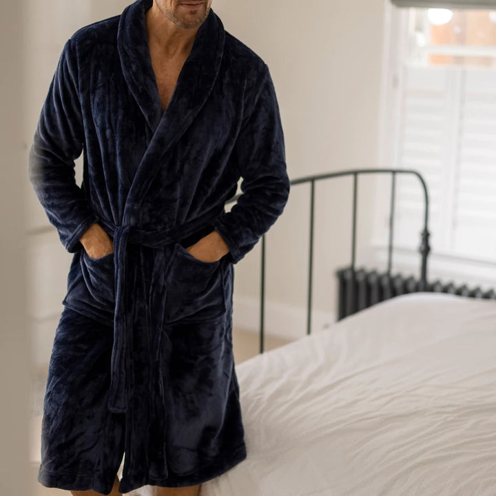 HEAT HOLDERS Thermal Blackwood Dressing Gown - Mens