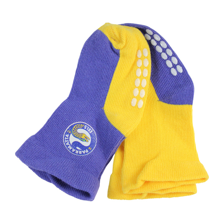 NRL Parramatta Eels 4 Pairs Infant Socks