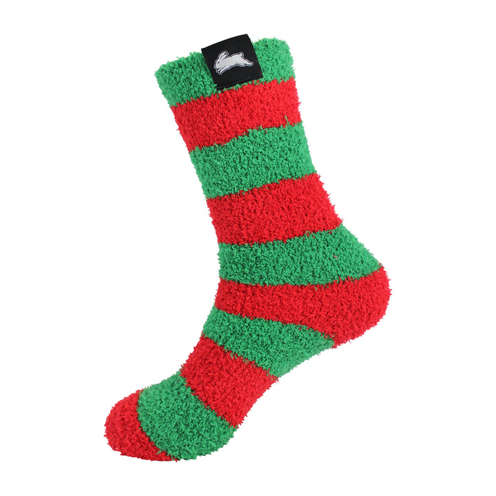 NRL South Sydney Rabbitohs 2Pk Bed Socks