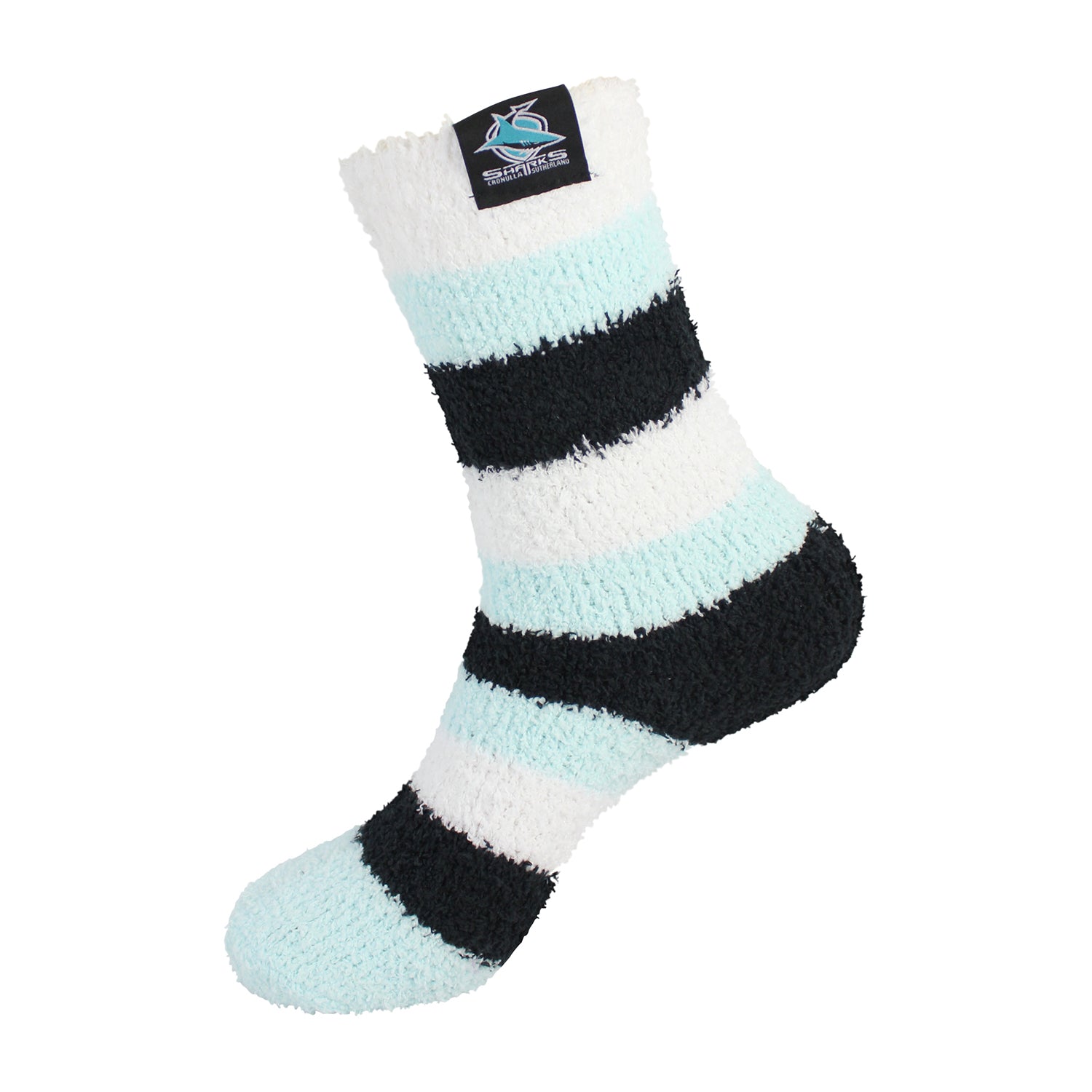 NRL Cronulla Sharks 2Pk Bed Socks