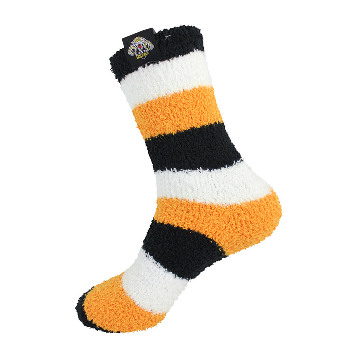 NRL Wests Tigers 2Pk Bed Socks