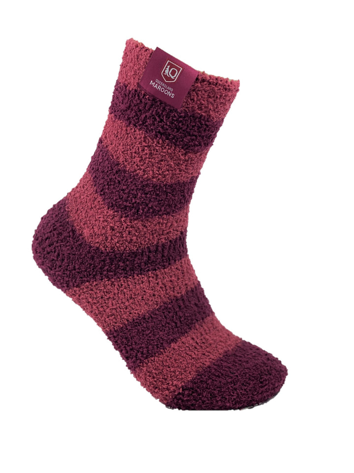 NRL State of Origin QLD Maroons 2Pk Bed Socks