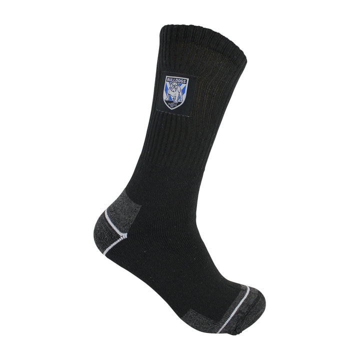 NRL Canterbury Bulldogs 2Pk Heavy Duty Work Sock