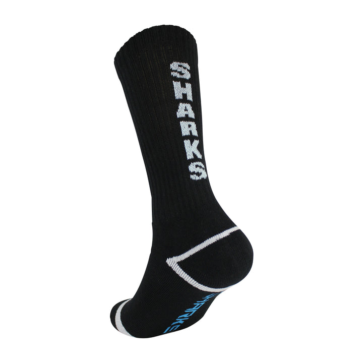 NRL Cronulla Sharks 2Pk Sport Crew Socks