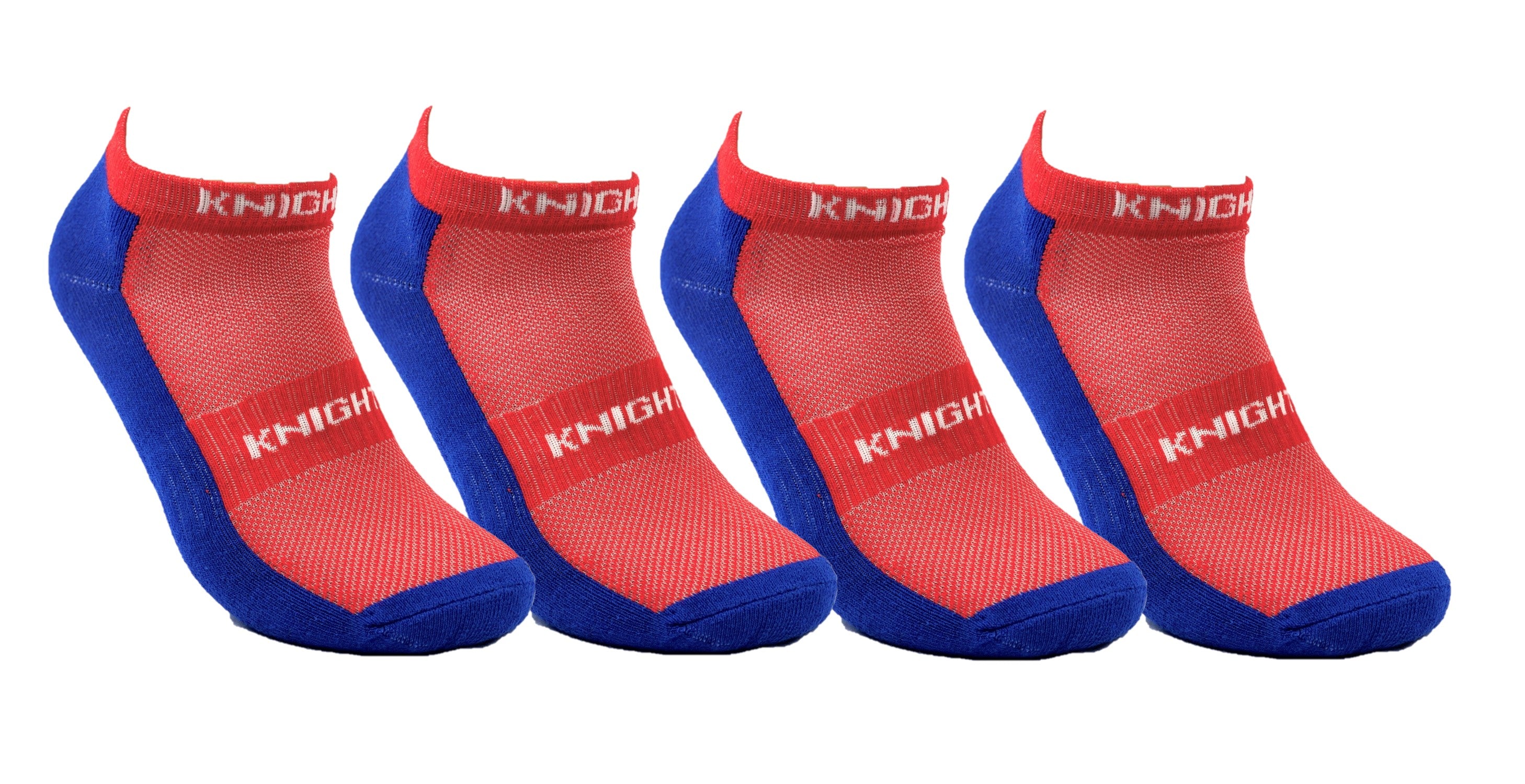 NRL Newcastle Knights 4 Pairs High Performance Ankle Sports Socks