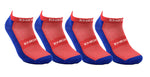 Load image into Gallery viewer, NRL Newcastle Knights 4 Pairs High Performance Ankle Sports Socks
