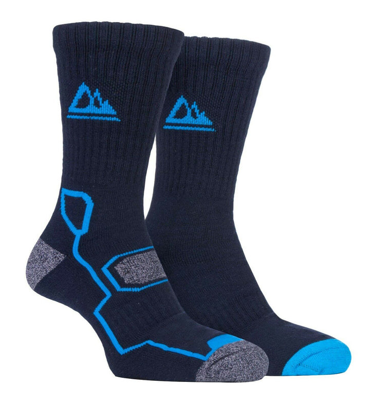 STORM BLOC 2Pk Bamboo Crew Socks -Mens 6-11