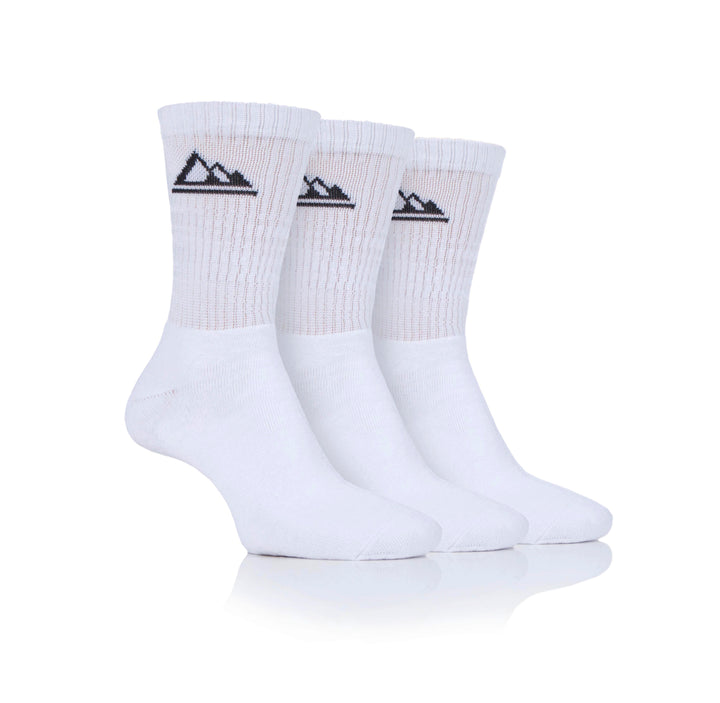 STORM BLOC 3Pk Performance Crew Sports Socks-Mens 6-11
