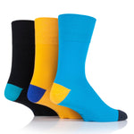 Load image into Gallery viewer, GENTLE GRIP 3Pk Business Socks - Colour Burst - Men&#39;s 6-11
