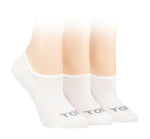 Load image into Gallery viewer, TORE 3PK 100% Recycled Plain Ped &quot;No Show&quot; Socks -Womens 4-8
