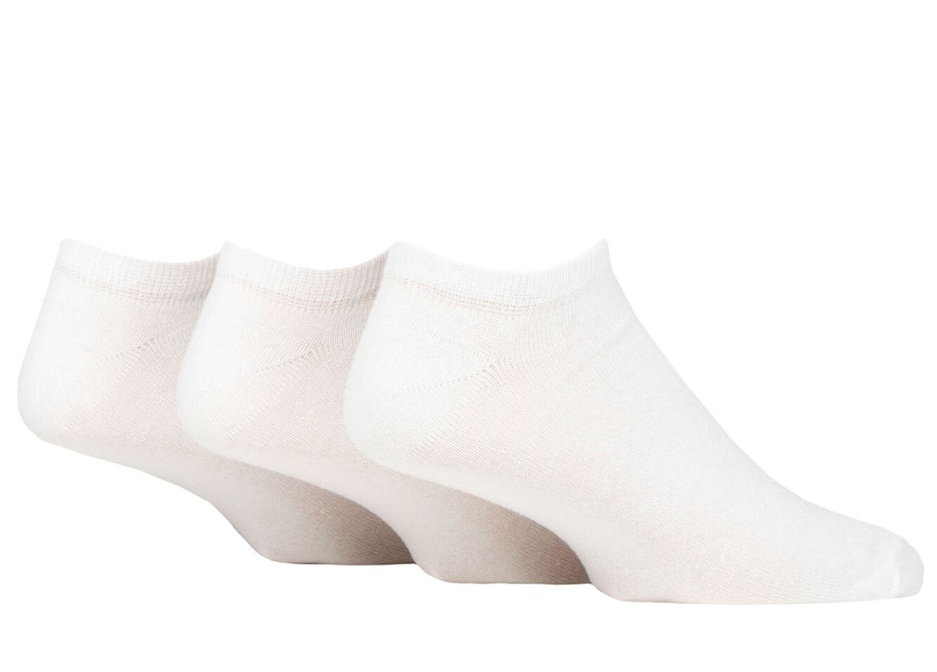 TORE 3Pk 100% Recycled Cotton Plain Trainer Socks- Mens 7-11