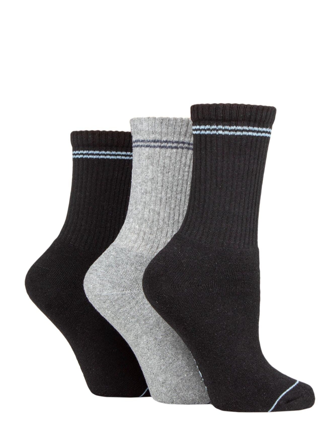 TORE 3PK 100% Recycled Cotton Fashion Sports Socks - Women's