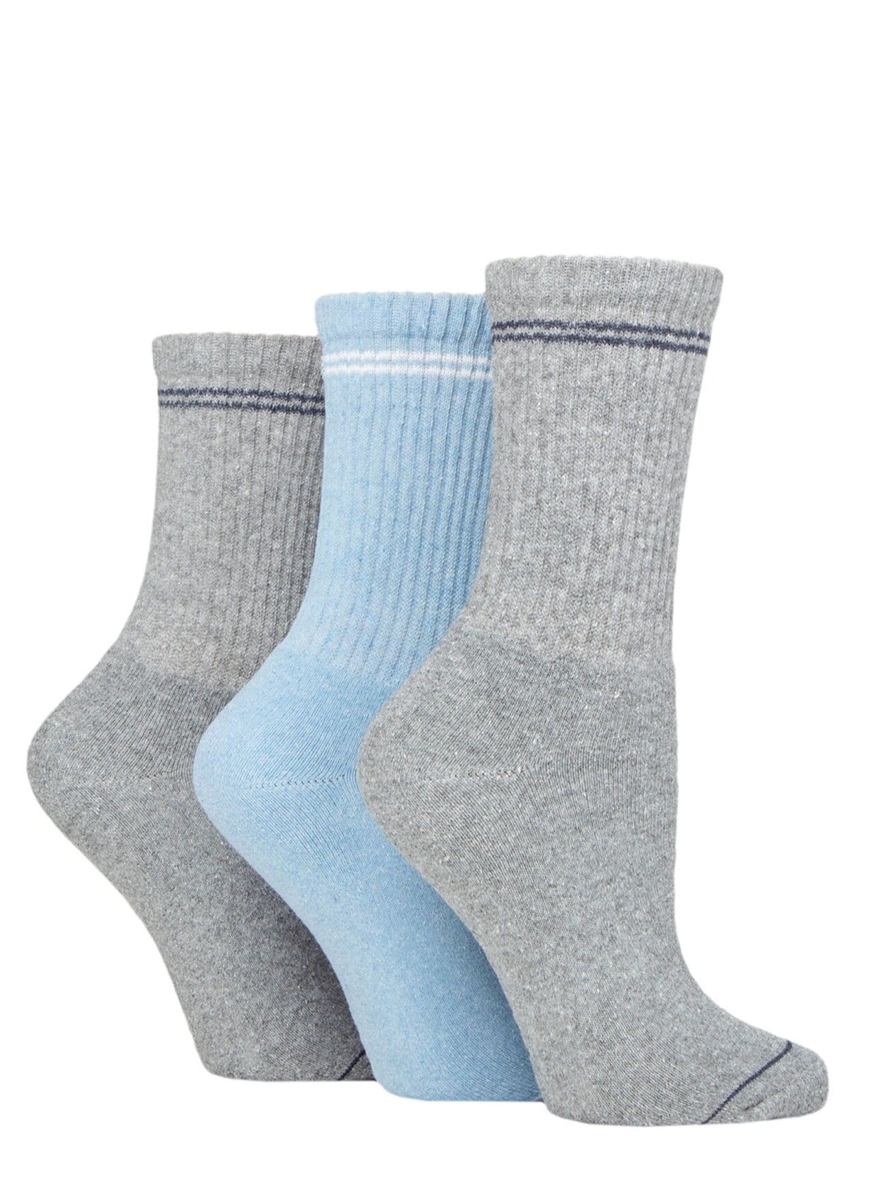 TORE 3PK 100% Recycled Cotton Fashion Sports Socks - Women's