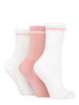 Load image into Gallery viewer, TORE 3PK 100% Recycled Cotton Fashion Sports Socks - Women&#39;s
