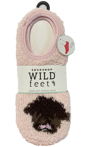 WILDFEET 2PK Super Soft Footsie Socks - Womens 4-8