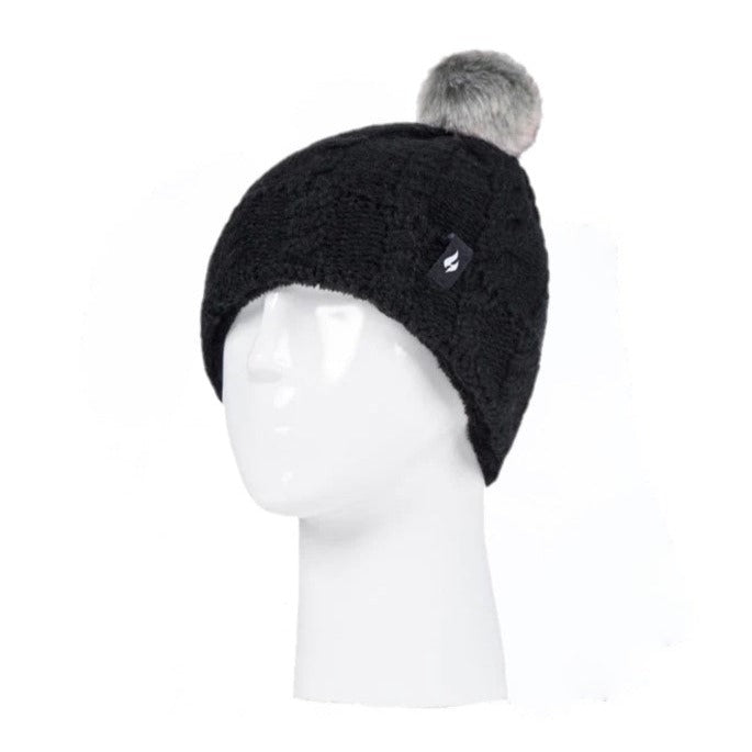 HEAT HOLDERS Girls Pom Pom Beanie