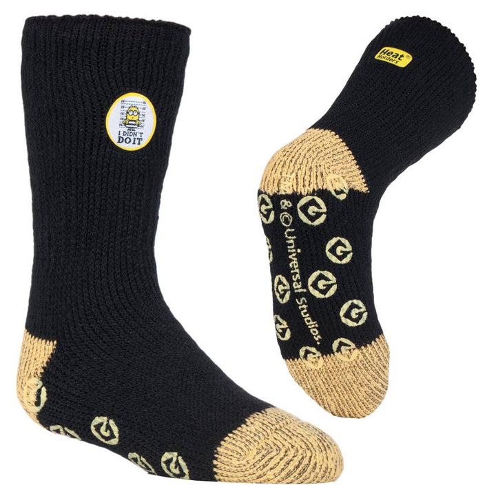 HEAT HOLDERS Licensed Jailbird Minions Slipper Socks-Kids