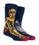 Load image into Gallery viewer, HEAT HOLDERS Licensed Star Wars Dual Layer Slipper Socks-Mens  6-11
