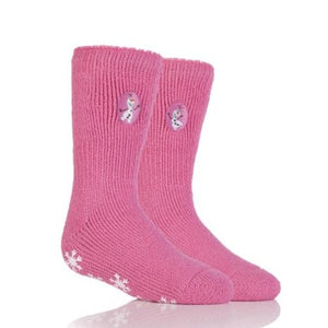 HEAT HOLDERS LIcensed Disney Frozen Slipper Socks-Kids