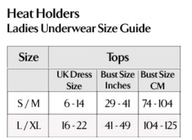 HEAT HOLDERS Thermal Underwear Long Sleeve Vest-Womens