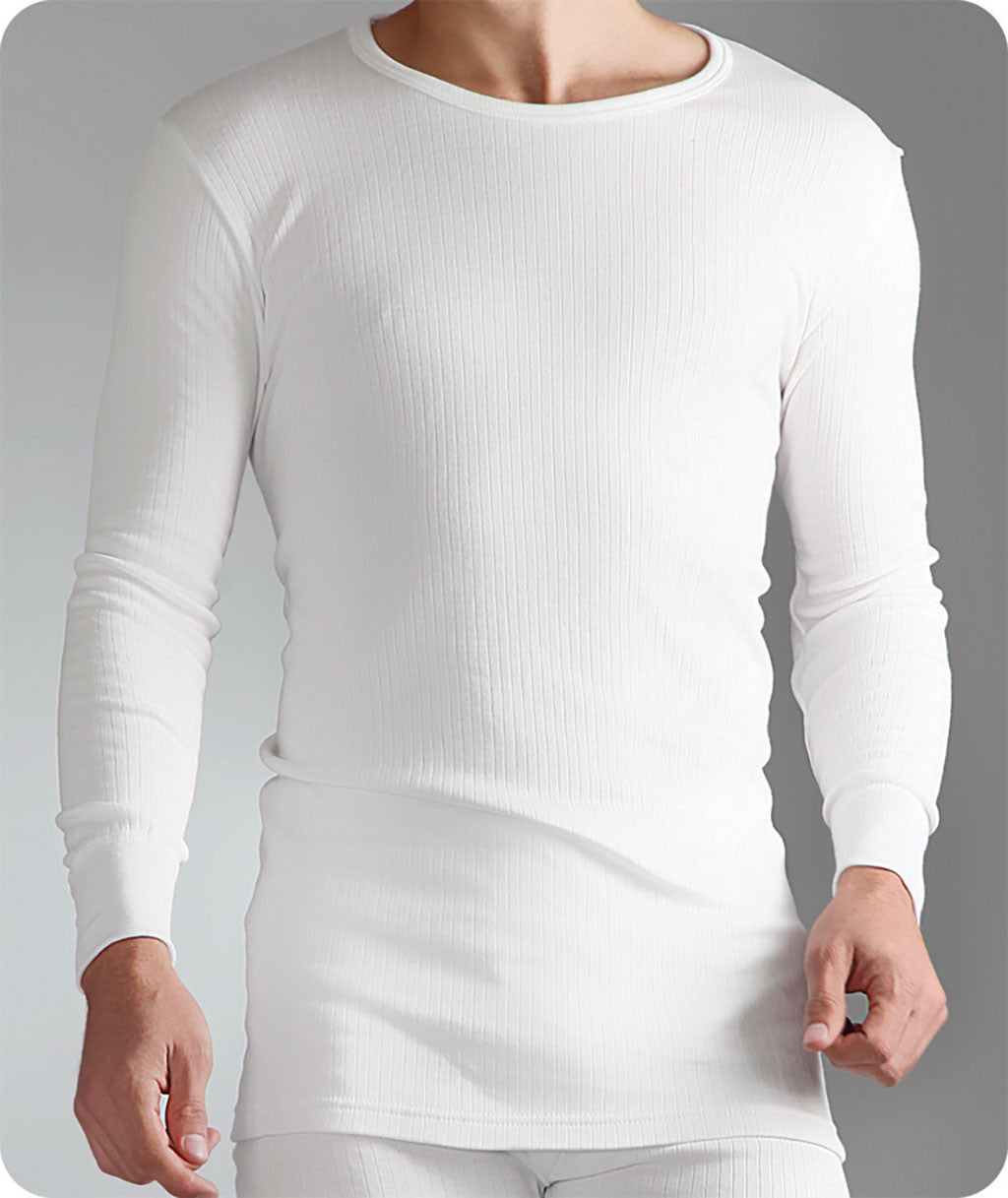 HEAT HOLDERS Thermal Underwear Long Sleeve Brushed Vest-Mens