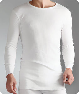 HEAT HOLDERS Thermal Underwear Long Sleeve Brushed Vest-Mens