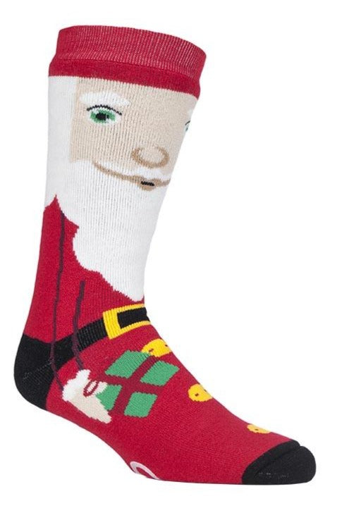 HEAT HOLDERS Christmas Dual Layer Slipper Socks -Mens 6-11