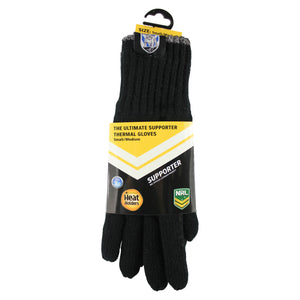 NRL Heat Holders Thermal Gloves Canterbury Bulldogs