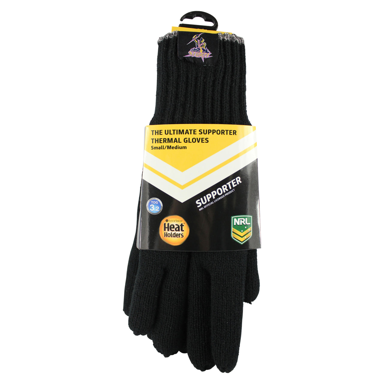 NRL Heat Holders Thermal Gloves Melbourne Storm