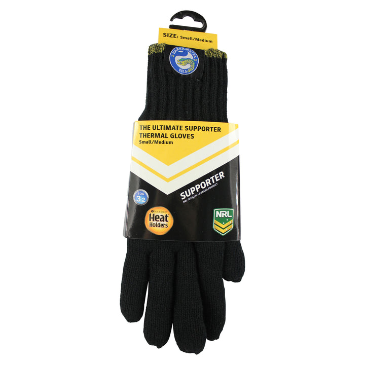 NRL Heat Holders Thermal Gloves Parramatta Eels