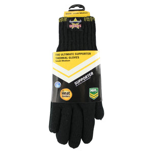 NRL Heat Holders Thermal Gloves North Queensland Cowboys