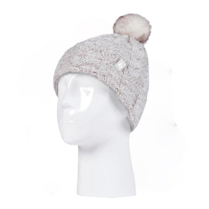 HEAT HOLDERS Girls Pom Pom Beanie