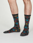 Load image into Gallery viewer, THOUGHT 2Pk Retro Arcade Bamboo Socks in a Bag -Mens 7-11
