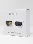 Load image into Gallery viewer, THOUGHT 1Pk Study Glasses Bamboo Socks in Gift Box - Mens 7-11
