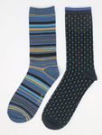 Load image into Gallery viewer, THOUGHT 2Pk Philip Bamboo Socks Gift Box -Mens 7-11
