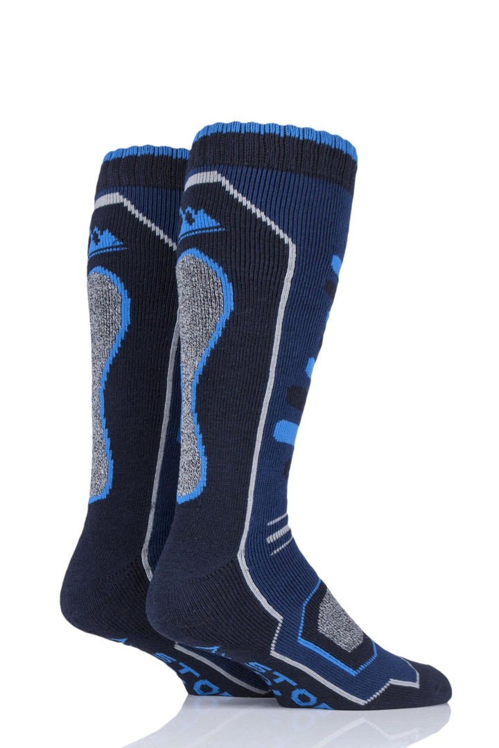 STORM BLOC 2Pk Long Leg Ski Socks-Mens 6-11