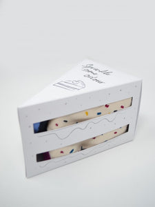 THOUGHT 2Pk Sprinkle Cake Theme Bamboo Socks Gift Box -Womens