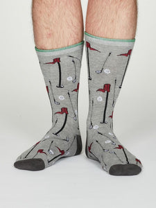 THOUGHT 1Pk Perry Sportsman Bamboo Socks-Mens 7-11