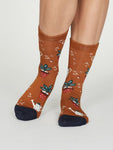 Load image into Gallery viewer, THOUGHT 1Pk Eden Garden Bamboo Socks-Womens
